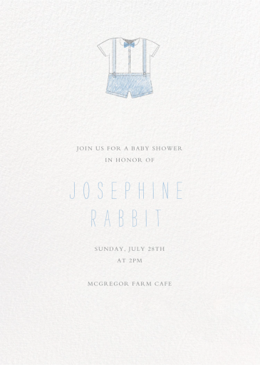 Baby Clothes - Celebration Invitation by Paperless Post