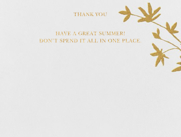 Oliver Park I (Stationery) - Thank You Card by kate spade new york