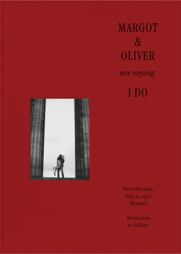 Picture Block - Save the Date by Paperless Post