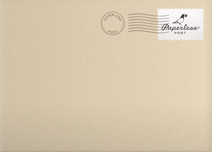 Kwanzaa Dancing - Paperless Post Envelope