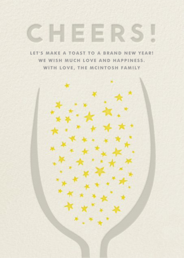Champ Stars - New Year's Card by The Indigo Bunting