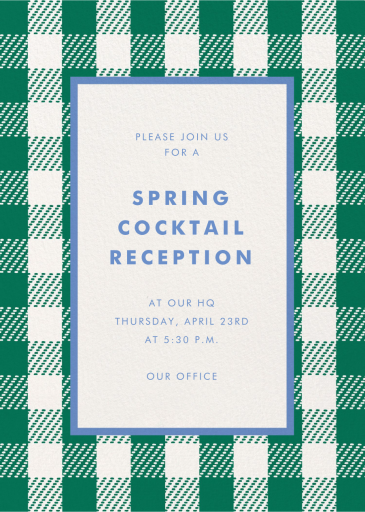 Gingham Grove - Invitation by kate spade new york