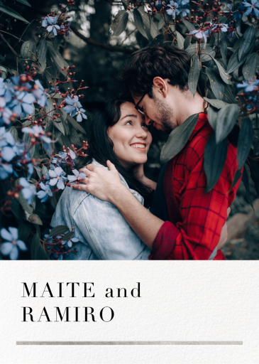 3/4 Portrait (Photo) - Wedding Invitation by Paperless Post