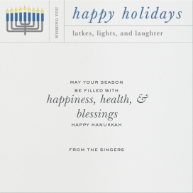 Hanukkah Telegram - Greeting Card by Paperless Post