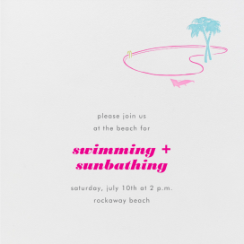 Vegas Pool Party by Paperless Post