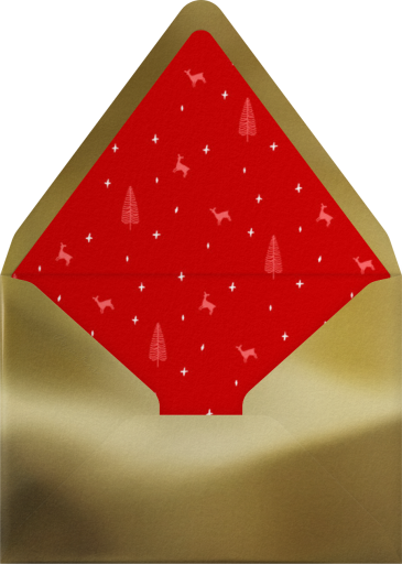 Snow Pine Valley (Horizontal) - Paperless Post Envelope