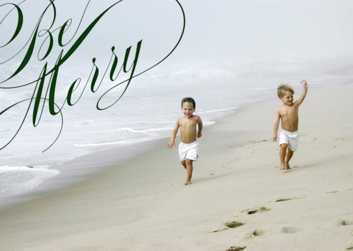 Be Merry - Holiday Card by Paperless Post