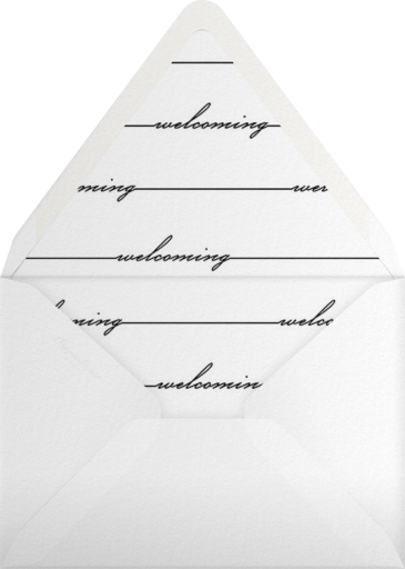 Welcome Window - Paperless Post Envelope