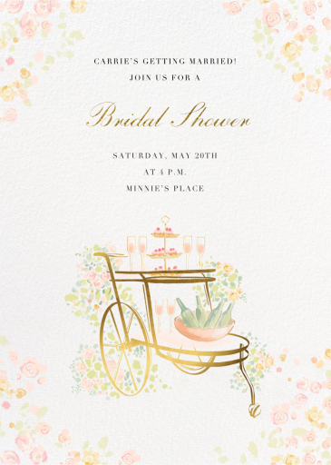 Something Gold - Bridal Shower Invitation by Paperless Post