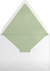 Rustic Greenery Vine Arch Invitation Envelope