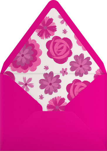 Flores Pintadas - Paperless Post Envelope