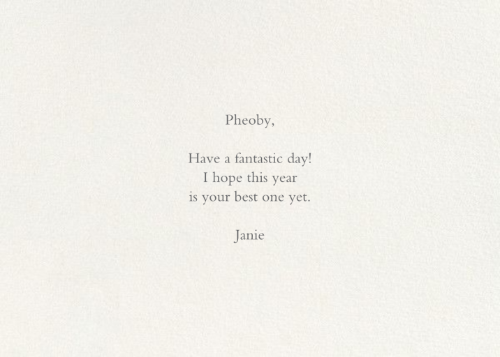 Pâtisserie Sampler - Birthday Card by John Derian - Back