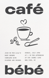 Home Cafe - Baby Shower Invitation by Paperless Post