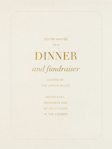 Leaf Inner Bevel Border by Paperless Post