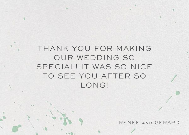 Splatter Cloth II (Stationery) - Stationery by Paperless Post