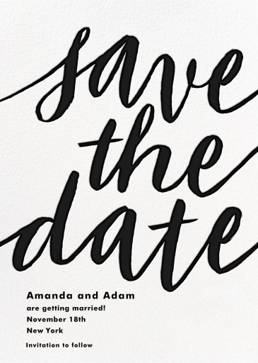 Evelina - Holiday Save the Date by Paperless Post