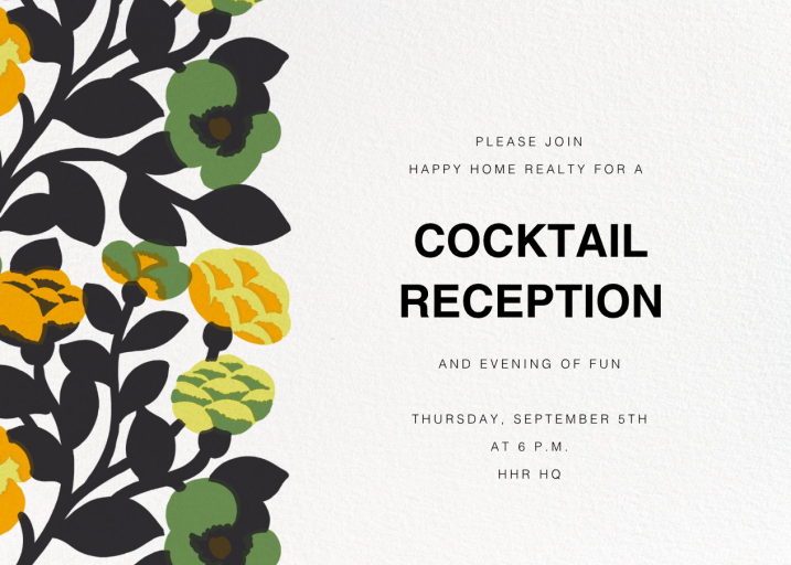 Green Green - Cocktail Party Invitation by Marimekko