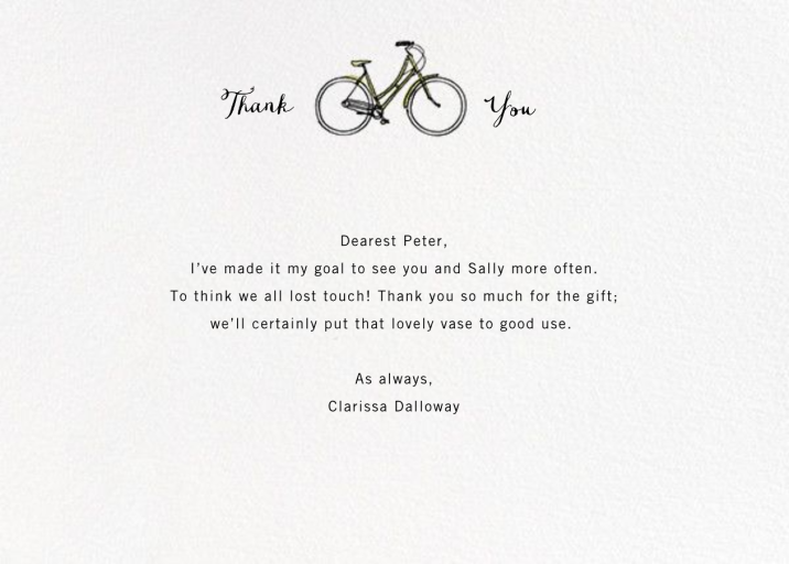 Pedal Pusher - Stationery by Paperless Post