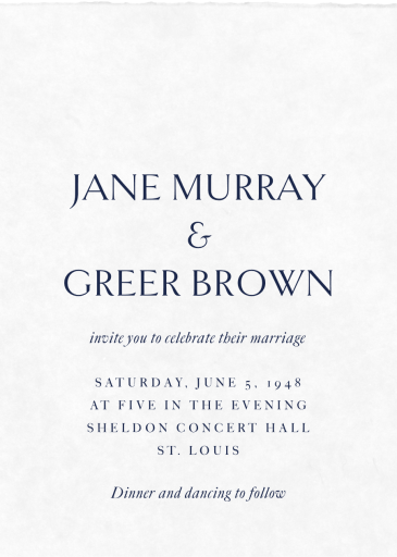 Refinement by Paperless Post