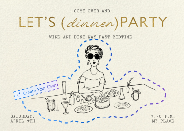 Golden Note (Custom Magic Art) - Party Invitation by Paperless Post