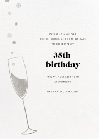 Champagne Flute - Rehearsal Dinner Invitation by Paperless Post
