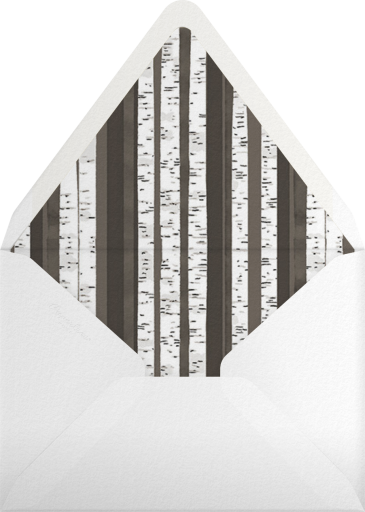 Birch Bark - Paperless Post Envelope