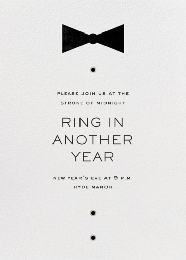 Black Tie Affair - New Year's Eve Invitation by Paperless Post