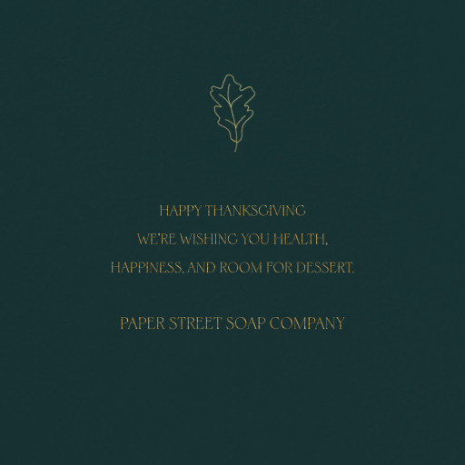 Forever Thankful - Thanksgiving Card by Paperless Post - Back