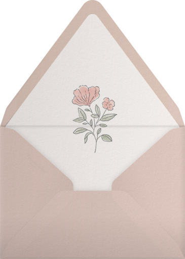 Antique Flowers - Paperless Post Envelope