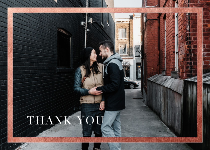 Editorial II Photo - Thank You Card by Paperless Post