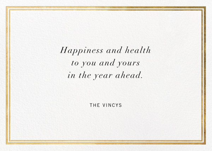 Christmas Exclamation - Holiday Card by Jonathan Adler - Back