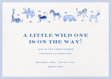 Wild Friends (Inslee Fariss) - Baby Shower Invitation by Dogwood Hill