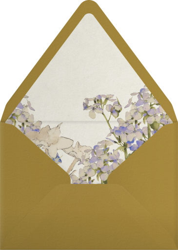 Blue Wildflowers Photo -  Monique Lhuillier Envelope