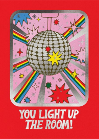 Disco Light (Krista Perry) - Valentine's Day Card by Red Cap Cards