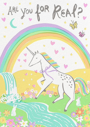 Are You For Real - Valentine's Day Card by Hello!Lucky