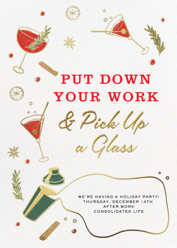 Jolly Glasses - Party Invitation by Paperless Post