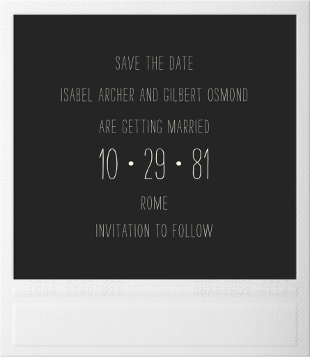 Snapshot - Double Sided - Save the Date by Paperless Post - Back