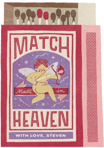 Perfect Match - Valentine's Day Card by Paperless Post