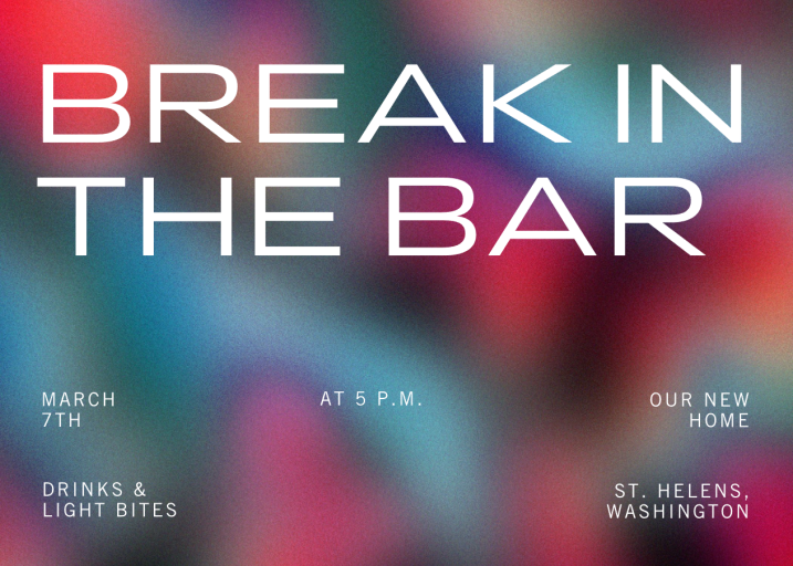 Chromatic Haze - Housewarming Invitation by Moglea