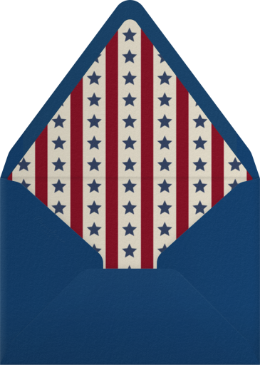 Liberty & BBQ for All - Crate & Barrel Envelope