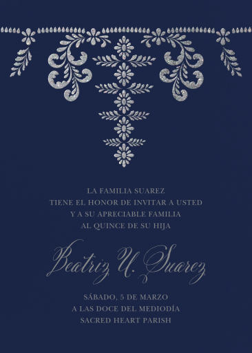 Ornate Occasion - Quinceañera Invitation by Paperless Post