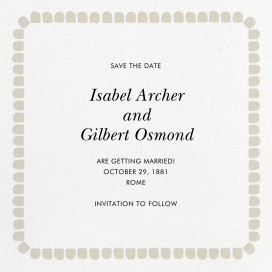 Gumdrop Border - Save the Date by kate spade new york