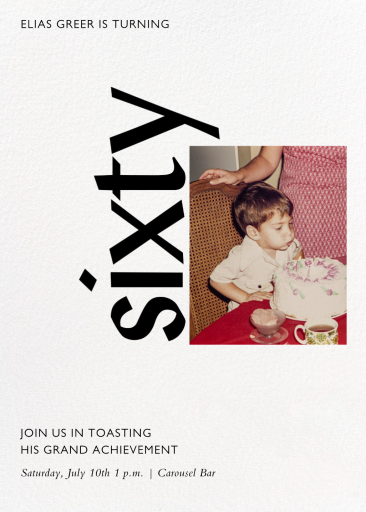 Celebration Photo - Birthday Invitation by Paperless Post