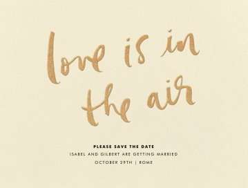 Love is in the Air - Save the Date by kate spade new york