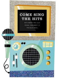 Karaoke Machine - Birthday Invitation by Paperless Post