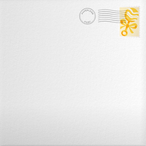 Twin Squares - Paperless Post Envelope