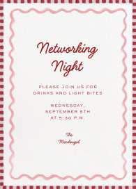 Stripes and Waves - Business Event Invitation by Martha Stewart