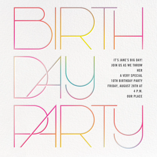 Birthday Candle Lighting by Paperless Post