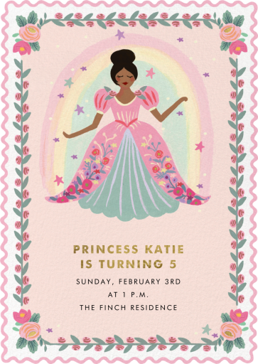 Rosa Princess - Birthday Invitation by Rifle Paper Co.