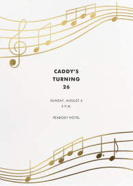 Glissando - Birthday Invitation by Paperless Post